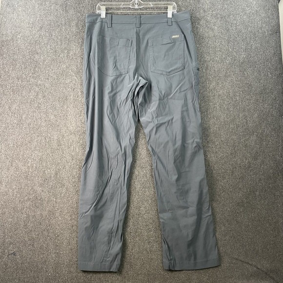 Eddie Bauer Pants Mens 36x32 Blue Gray Outdoors Hiking Nylon Cargo - Picture 3 of 8